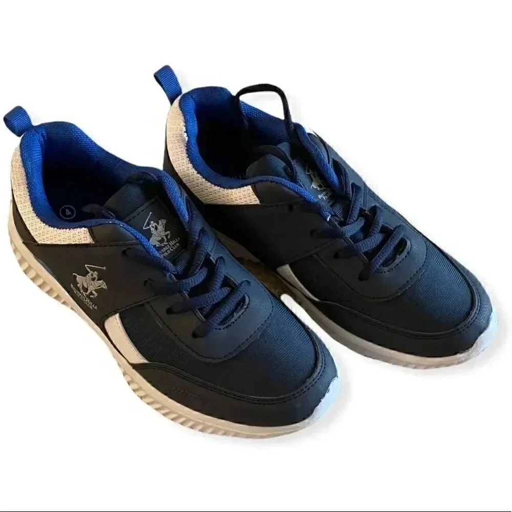 NWT BOYS' BEVERLY HILLS POLO CLUB KIDS LACE-UP SNEAKERS
